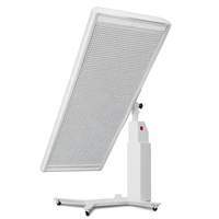 Red Light Therapy Panel Designed for Clinical Use, Full Body Coverage, Mobile Wheeled Base, Digital Control