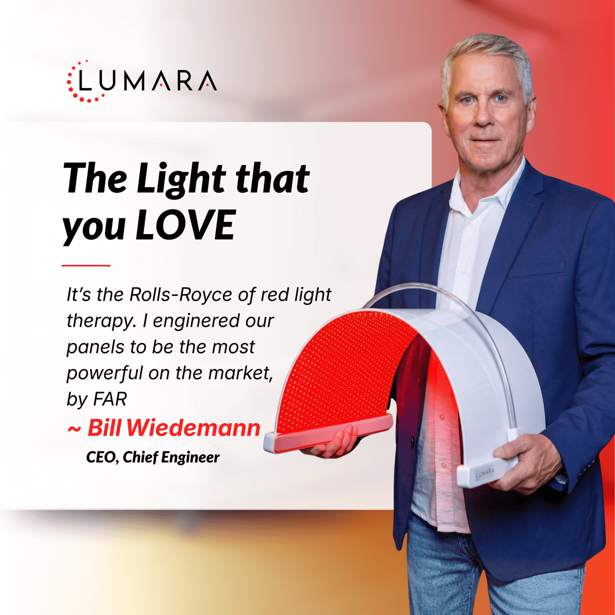 Illuminate Red V2, Red Light Panel