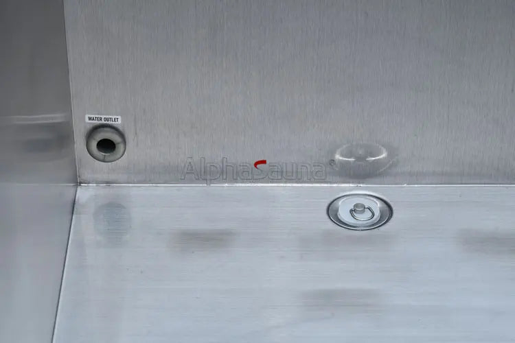 Cedar Cold Plunge Tub with 1.5HP Chiller — Stainless Steel Ice Bath