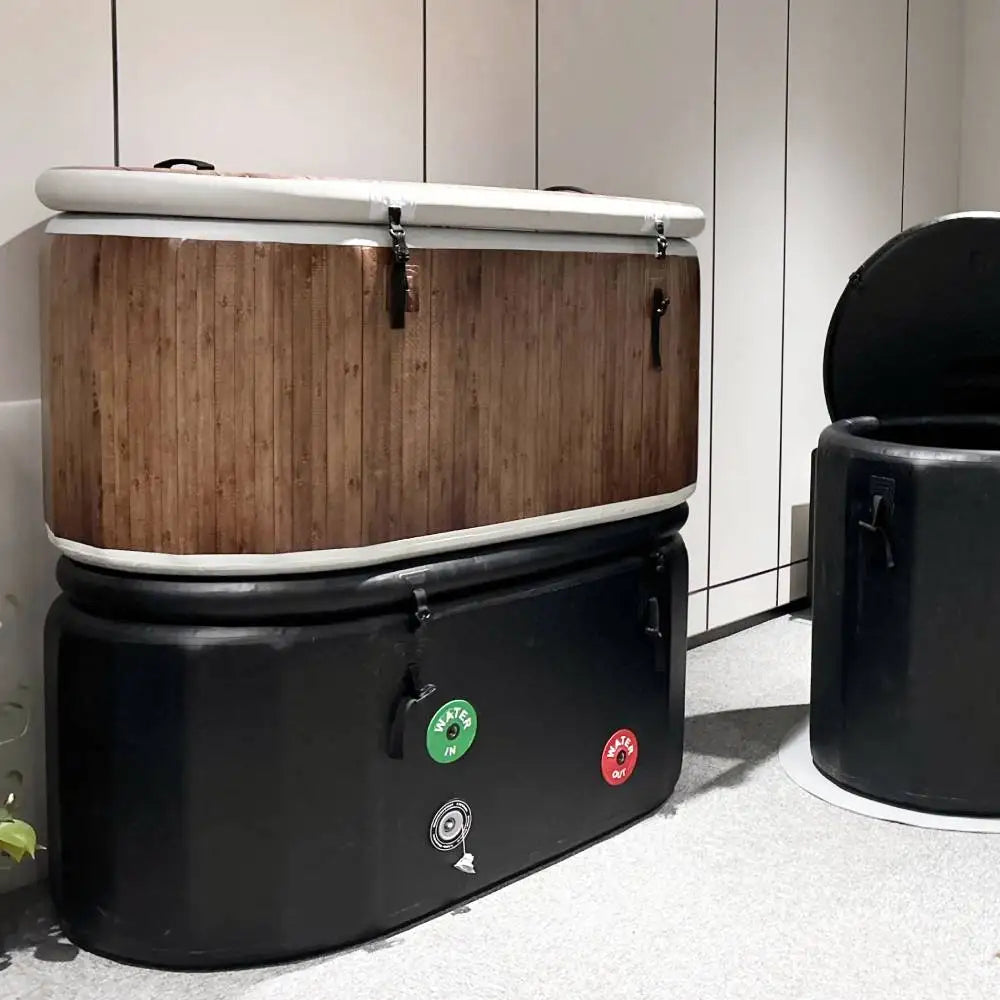 Icegalax Cold Plunge System — Inflatable Ice Bath Tub with Water Chiller