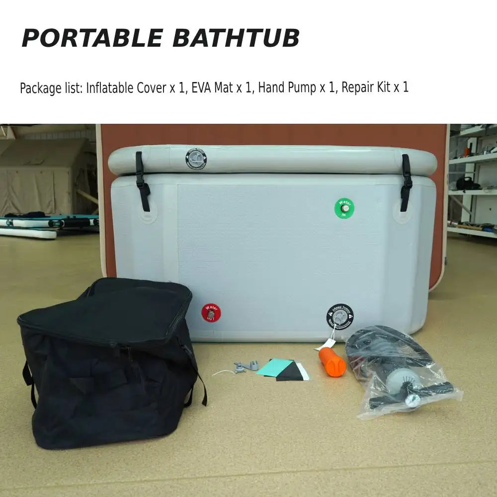 Icegalax Cold Plunge System — Inflatable Ice Bath Tub with Water Chiller